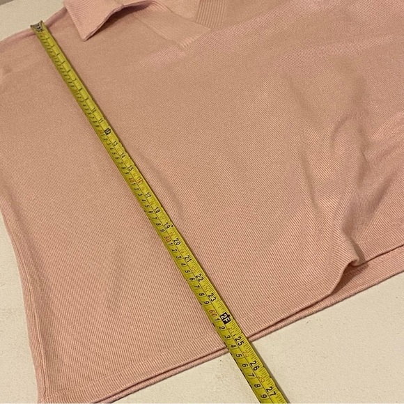 Caslon Pink Boho Knit Sweater Women's Size Small Long Sleeve V Neck Casual - Picture 8 of 8